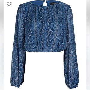 INTERMIX
Paola Cropped Printed Voile Blouse